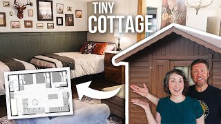 We Turned a Shed into a Tiny Cottage! (timelapse, plans, & cost💲)
