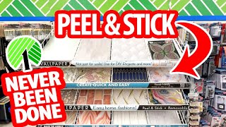 😲*BRILLIANT*  PEEL & STICK WALLPAPER DIYs and HACKS! Run to Dollar Tree NOW! 