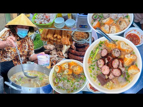 Muốn ăn phải dậy sớm, hàng CHÁO LÒNG HƠN 30 NĂM không biển hiệu mà bán hơn tiếng là hết
