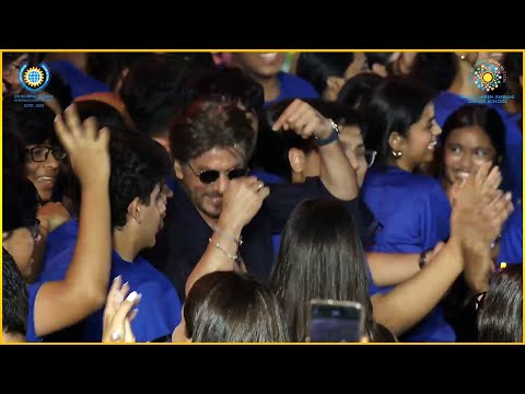 Shah Rukh Khan Amazing Dance With Kids In Dhirubhai Ambani International School Annual Day 2024 !