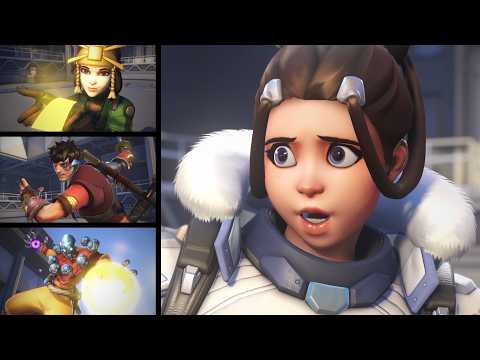 All Highlight Intros using New Avatar Skins - Overwatch 2 x Avatar the Last Airbender