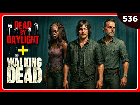 Llega THE WALKING DEAD a DbD!! (Daryl + Rick + Michonne) | DEAD BY DAYLIGHT Gameplay Español