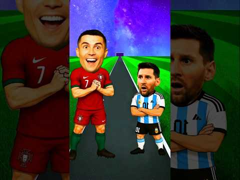 Ronaldo vs messi for magic mushroom 🤩😵 #shortsfeed #ronaldo #messi