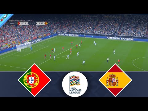 Portugal vs Spain | UEFA Nations League 2024/26 - THE FINAL | Watch Along & eFootball Match
