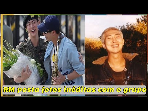 RM posta fotos inéditas com todos os membros do grupo BTS