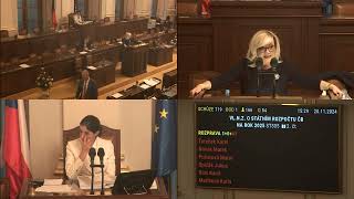 Alena Schillerová - celý projev v PS před projednáváním návrhu stát. rozpočtu na r.2025 ve 2. čtení