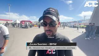 Julián Santero probó la dirección asistida