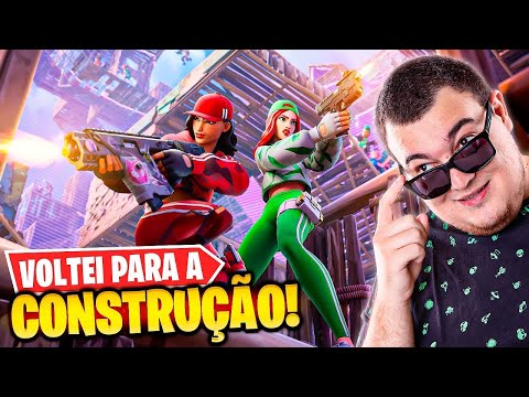 FIQUEI MALUCO ? JOGUEI FORTNITE COM CONSTRUÇÃO EM 2025