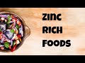 Zinc Requirements and Food Sources