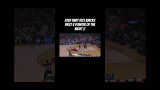 Josh Hart Hits Knicks 1ST 3 Pointer!!! 🔥🔥
