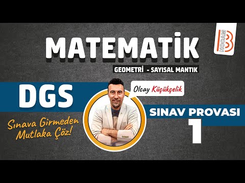 DGS - Matematik - DGS Sınav Provası 1 - Olcay KÜÇÜKÇELİK - 2025