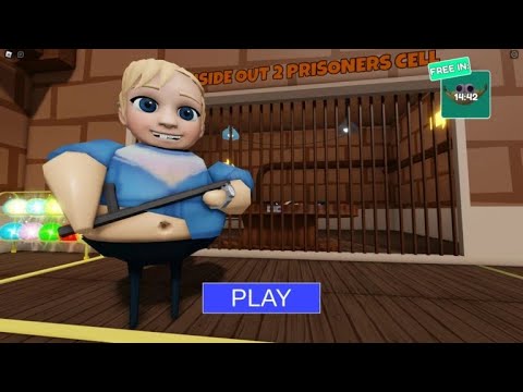 RILEY INSIDE OUT 2 BARRY'S PRISON RUN! Obby #roblox #scaryobby 5