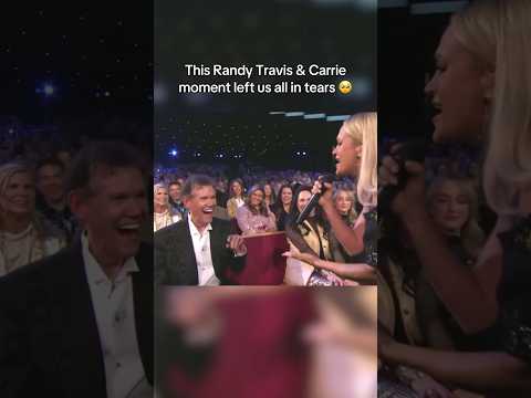 Randy & @carrieunderwood brought us to tears sharing this moment together #Opry100 #CountryMusic