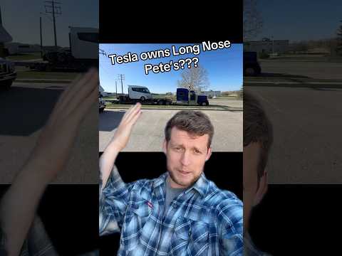 Tesla uses long nose Peterbilts??