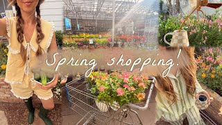 A Spring shop around...🌼 running errands, catching up, & visiting the garden center!