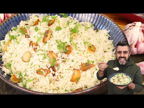 ARROZ ALHO E ÓLEO - O MELHOR ARROZ DO MUNDO - SABOROSO - UMA DELÍCIA - Receitas de Pai