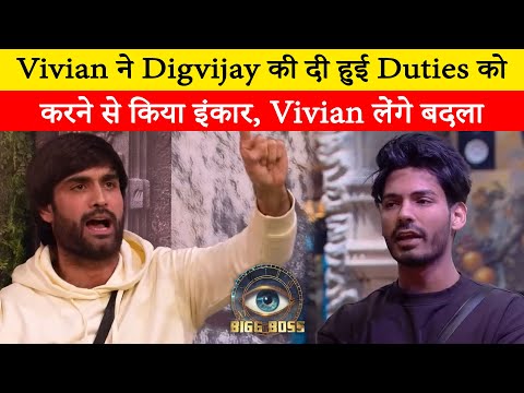 BB 18 : Vivian Dsena refused to do duties given by Digvijay,Vivian took revenge from Digvijay