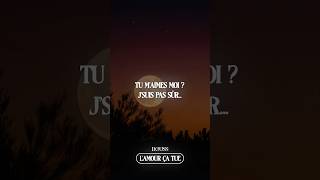 Bouss l’amour ça tue