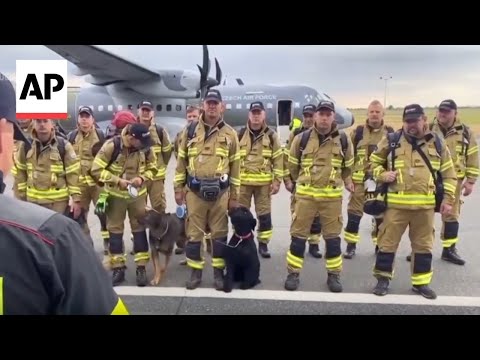 YouTube video thumbnail: Czech Firefighters Head to Texas to Help With Search Efforts After Floods