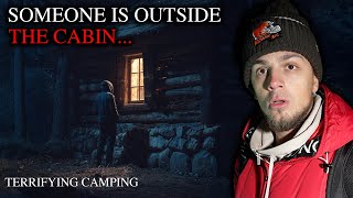 (WE ARE BEING WATCHED) TERRIFYING CAMPING in HAUNTED CONJURING DEMON CABIN - MURDER LAKE