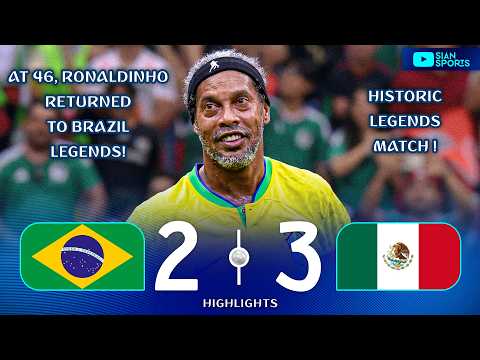 AOS 46 ANOS, RONALDINHO VOLTA A VESTIR A CAMISA DO BRASIL EM PARTIDA HISTÓRICA DAS LENDAS 2026