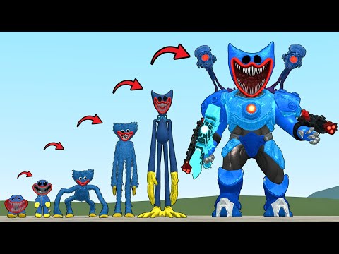 NEW EVOLUTION OF HUGGY WUGGY POPPY PLAYTIME CHAPTER 3 In Garry's Mod