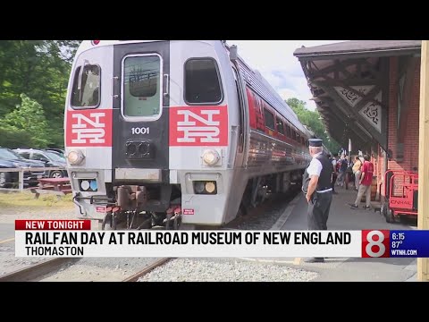 YouTube video thumbnail: Railroad Museum Hosts 'Rail Fan' day in Thomaston