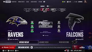 Raven vs falcons