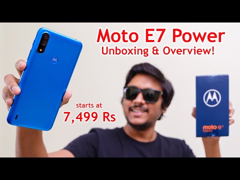 (ENGLISH) Moto E7 Power Unboxing & Impressions 🔥 Best for 7,499Rs ?