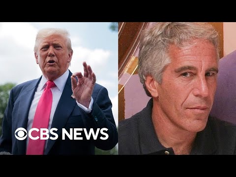 YouTube video thumbnail: Wall Street Journal Reports Trump Sent "Bawdy" Birthday Letter to Epstein, Trump Threatens to sue