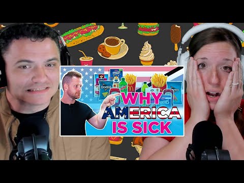 AMERICANS REACT to Food in America vs the UK! | Shocking Differences!