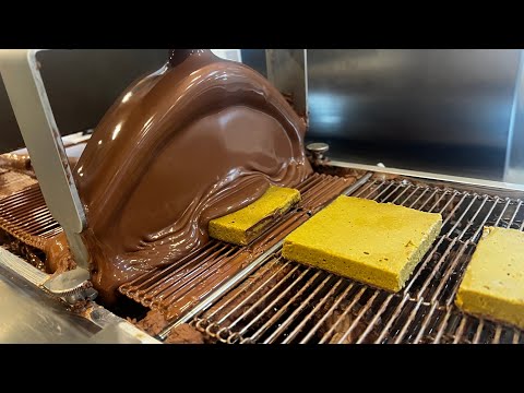 20초만에 완판되는 초콜릿! 놀라운 두바이 초콜릿 만드는 과정 Dubai chocolate making in a Korean chocolate factory