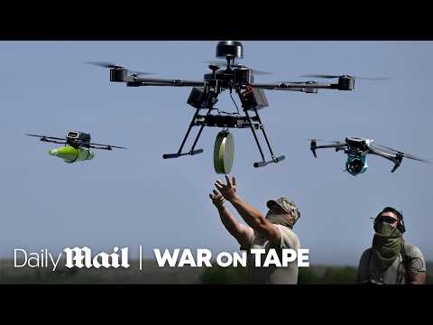 The Drones Winning and Losing the War in Ukraine | War On Tape Marathon | Daily Mail