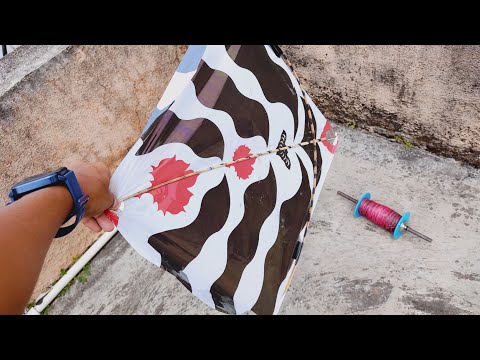 Mono Kite| Testing , kite Cutting | Flying big kites | kite vlog |