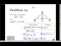Proving Triangle Congruence with Two-Column Proofs