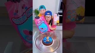 Superman 2025 cake vs cotton candy ice cream challenge!🍨 #funny by Ethan Funny Family