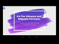 Exploring Distance and Midpoint Formulas in Prealgebra