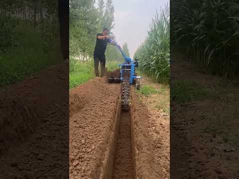 Multi-purpose chain trencher#trending #automobile #farming #machine #shorts #agriculture #trector