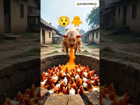 😱 You Won’t Believe What This Baby Did to the Cow! 🐮👶💥 #shorts