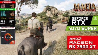 Mafia: The Old Country | RTX 4070 Super | RX 7800 XT | Very Heavy on the GPU | Optimized Settings