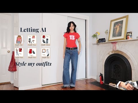 letting AI style my outfits (ft. white fox)