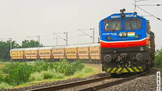 9000 HP Diesel Beasts effortlessly haul 11 Coach Express Train