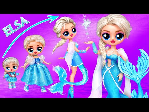 ¡Elsa y Anna! ¡Sirenas Creciendo! 32 Manualidades De Frozen