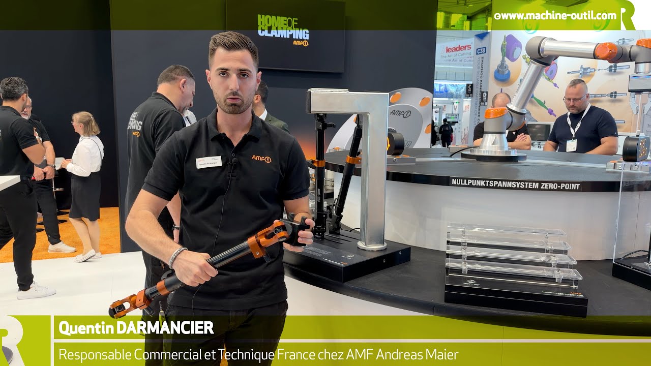 Stabilisateur de pièce avec réduction des vibrations pour pièces