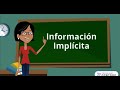 Understanding Explicit and Implicit Information in Texts