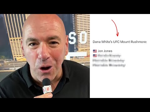 Dana White's Mount Rushmore Triggers UFC Fans...