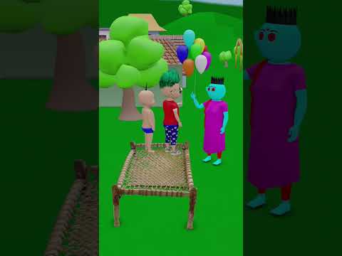 Bittu Sittu Ne Sare Balloon Ko Fod Diya | Gulli Bulli | Cartoon | granny | short | tmkoc mummy