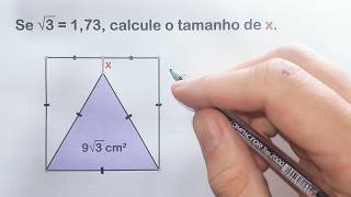 COMO USAR FÓRMULAS DO TRIÂNGULO EQUILÁTERO