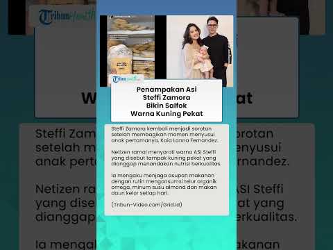 Warnanya Kuning Pekat, ASI Steffi Zamora Jadi Sorotan, Istri Nino Fernandez Bongkar Pola Makannya