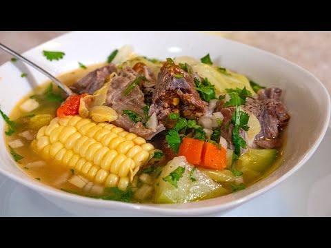 Receta Clásica de Caldo de Res con Verduras